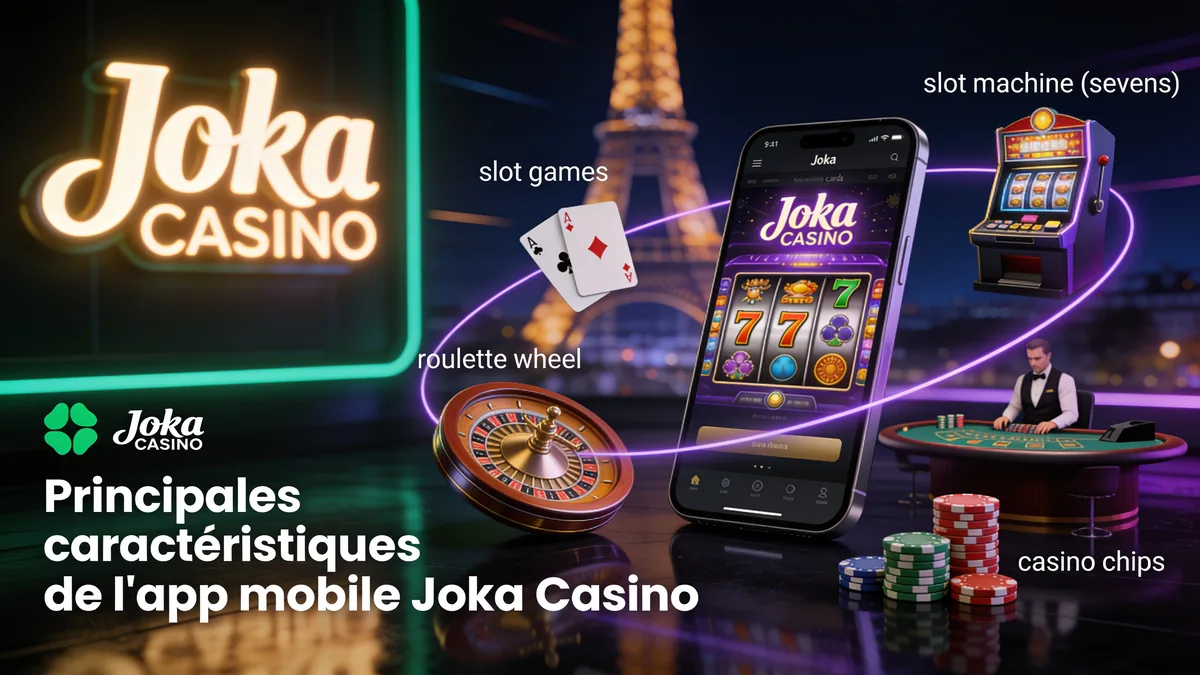 Principales caractéristiques de l'app mobile Joka Casino : guide joka casino pour les joueurs en France